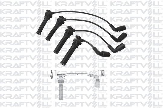 BUJI KABLOSU AVEO I 1,2 16V 08> AVEO 1,5 16V 05> (SILIKON KABLO)