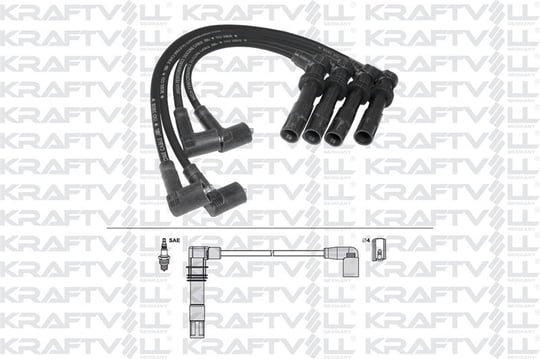 BUJI KABLOSU BORA-GOLF IV-POLO 1,4 16V 97-01 AXP-AKQ-AHW-APE-AHW-AUA (SILIKON KABLO)