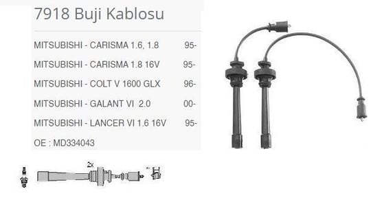 BUJI KABLOSU CARISMA 1.6 1.8 95>