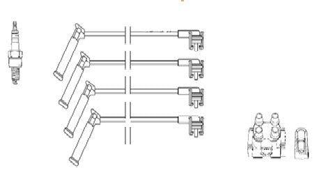 BUJI KABLOSU FOCUS FIESTA 1.4İ 16V ZETEC MOTOR 00>05