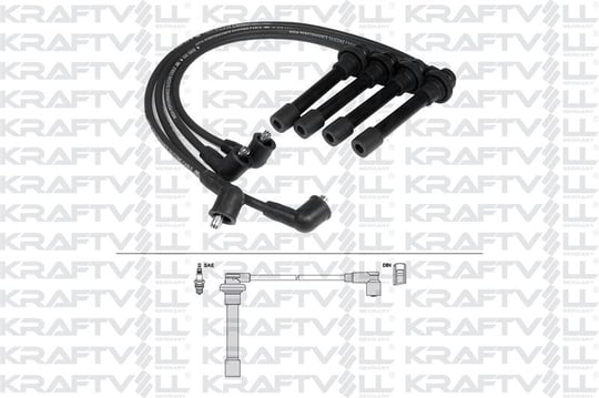 BUJI KABLOSU HONDA CIVIC 1.4 1.5 1.6 16V ACCORD 2.0 2.2 2.3 91-> (SILIKON KABLO)