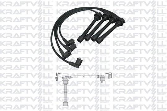 BUJI KABLOSU HYUNDAI ELANTRA 1.6I - 1.8I -2.0I 16V 95-00 (SILIKON KABLO)
