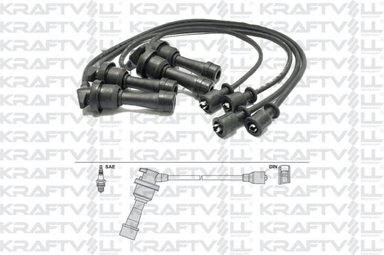 BUJI KABLOSU HYUNDAI SONATA 2.0I 91-98 ELANTRA 90-95 (SILIKON KABLO)