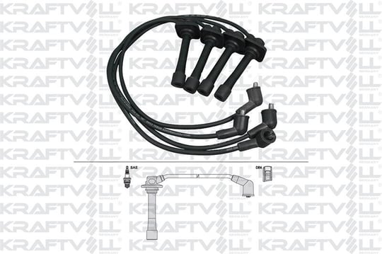 BUJI KABLOSU MAZDA 626 1.8I 2.0I 16V 91-97 (SILIKON KABLO)