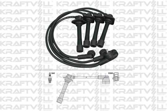 BUJI KABLOSU MAZDA 626 V 1.8 2.0 97-02 (SILIKON KABLO)