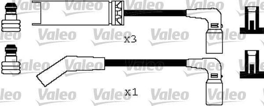 BUJİ KABLOSU TAKIM CHEVROLET GM KALOS V 03>04