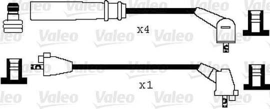 BUJİ KABLOSU TAKIM DAIHATSU CHARADE 16V 96>99