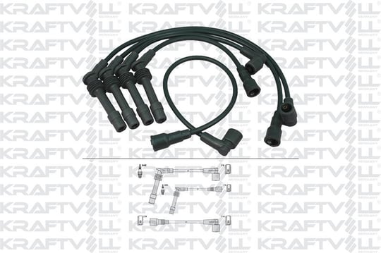 BUJI+BOBIN KABLOSU ASTRA F 1,6/2,0 8V - VECTRA A 1,8/2,0 8V 95-96 (C20NE) (SILIKON KABLO)