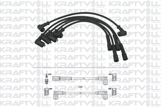 BUJI+BOBIN KABLOSU FAVORIT 1,3 8V 90-94 - FORMEN 91-95- PICKUP 92-97 (EPDM KABLO)