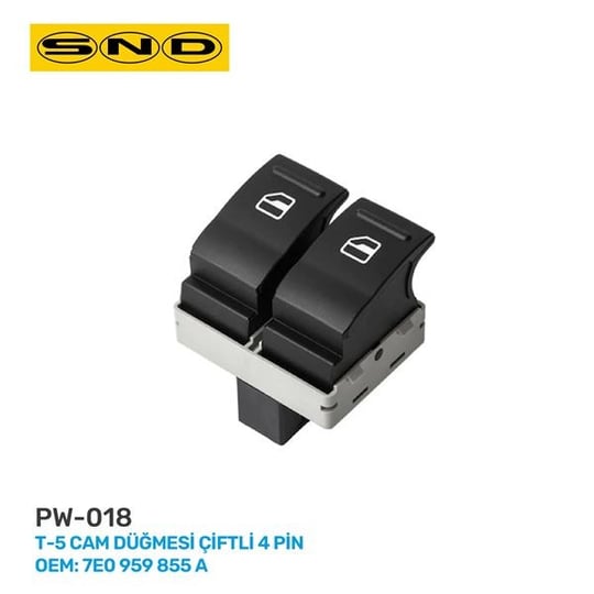 CAM DÜĞMESİ ÇİFTLİ 4 PİN T5 OEM: 7E0 959 855 A