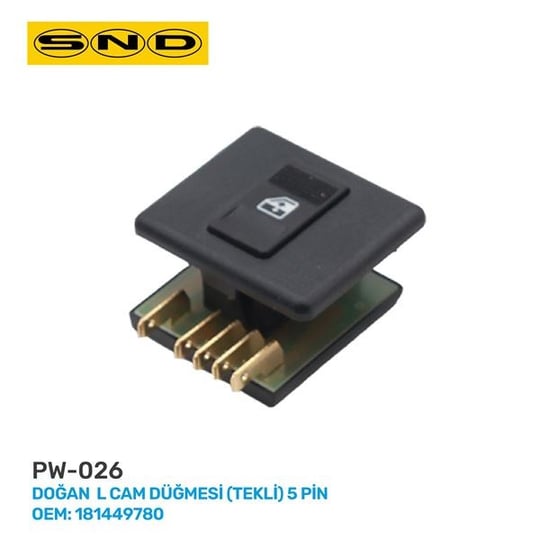 CAM DÜĞMESİ (TEKLİ) 5 PİN DOĞAN L OEM: 181449780