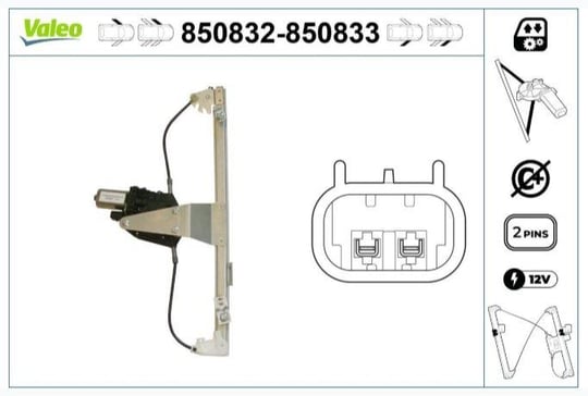 CAM KRİKOSU ÖN SOL FIAT DOBLO