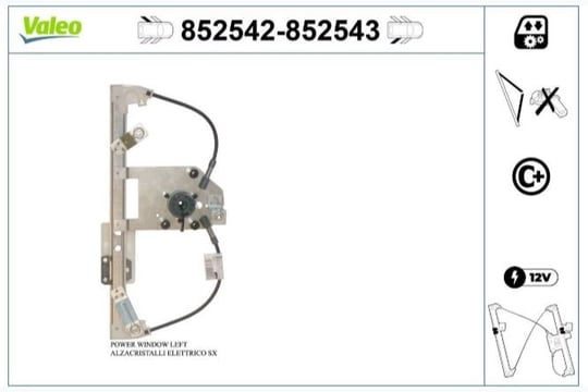 CAM MEKANİZMASI ARKA SAĞ OPEL ASTRA J