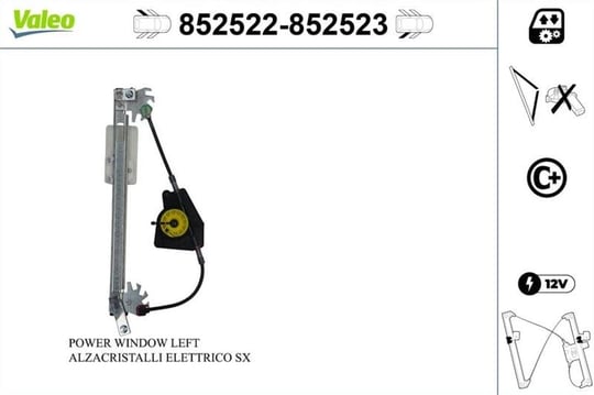 CAM MEKANİZMASI ARKA SAĞ SEAT CORDOBA