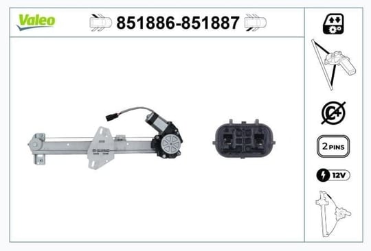 CAM MEKANİZMASI ARKA SOL HONDA CR-V 07>11