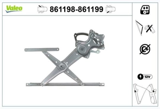 CAM MEKANİZMASI ARKA SOL HYUNDAI LANTRA II