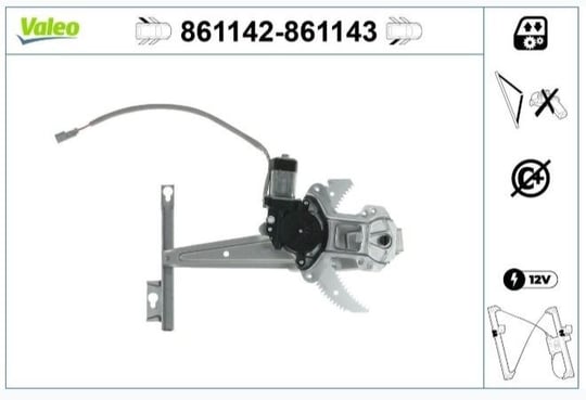 CAM MEKANİZMASI ARKA SOL JEEP WRANGLER III
