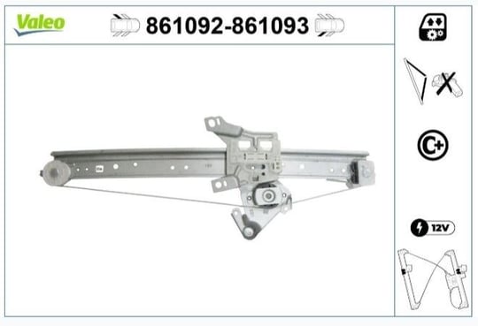 CAM MEKANİZMASI ARKA SOL MERCEDES A-CLASS