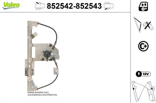 CAM MEKANİZMASI ARKA SOL OPEL ASTRA J