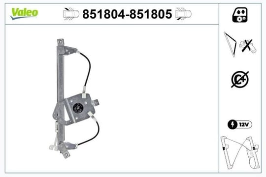 CAM MEKANİZMASI ARKA SOL RENAULT CLIO II - III - I V
