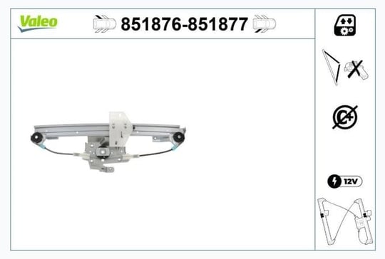 CAM MEKANİZMASI ARKA SOL RENAULT CLIO II 98>08