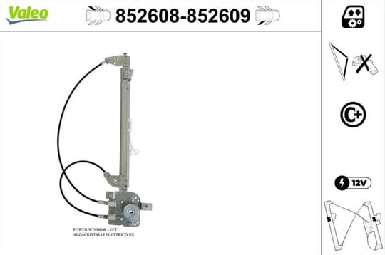 CAM MEKANİZMASI ARKA SOL RENAULT LAGUNA II