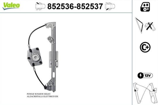 CAM MEKANİZMASI ARKA SOL SKODA FABIA