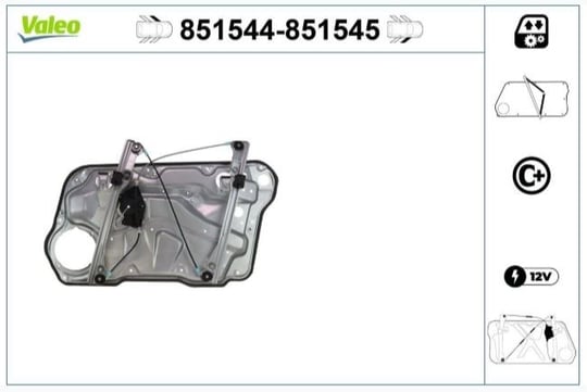 CAM MEKANİZMASI MECADP ÖN SOL VW GOLF IV BORA 97>0 6