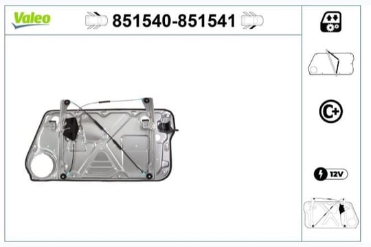 CAM MEKANİZMASI MECADP ÖN SOL VW NEW BEETLE 98>10