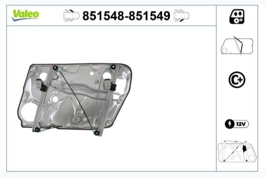 CAM MEKANİZMASI MECADP ÖN SOL VW PASSAT 1/98>2/05