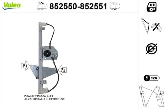 CAM MEKANİZMASI ÖN SAĞ CITROEN C1