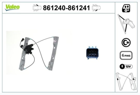 CAM MEKANİZMASI ÖN SAĞ FORD FOCUS III