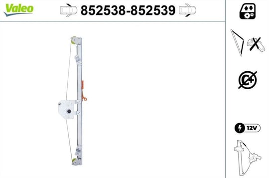 CAM MEKANİZMASI ÖN SAĞ FORD TRANSIT CUSTOM V362