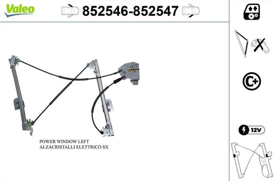 CAM MEKANİZMASI ÖN SOL BMW 1