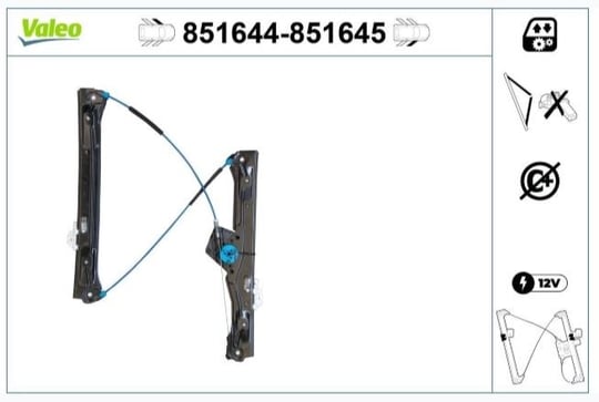 CAM MEKANİZMASI ÖN SOL BMW 3 BREAK F31 SADECE MEKA NİZMA
