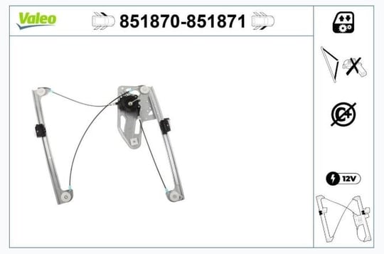 CAM MEKANİZMASI ÖN SOL BMW 7 SERİSİ E38 94>01