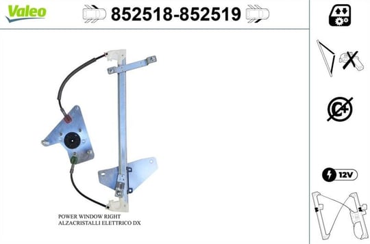 CAM MEKANİZMASI ÖN SOL CITROEN C1 II