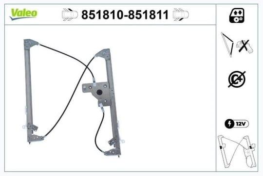 CAM MEKANİZMASI ÖN SOL CITROEN C4 GRAND PİCASSOII