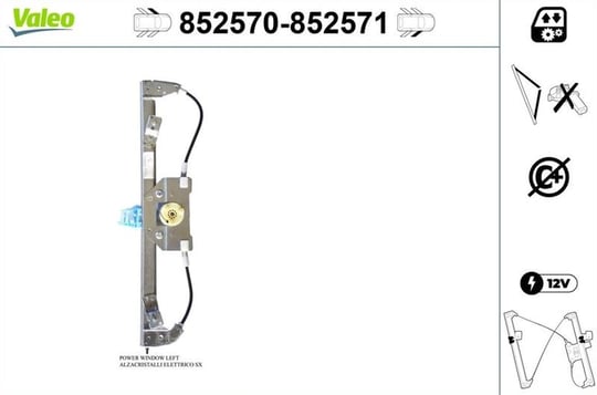 CAM MEKANİZMASI ÖN SOL FIAT PANDA