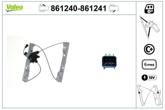 CAM MEKANİZMASI ÖN SOL FORD FOCUS III