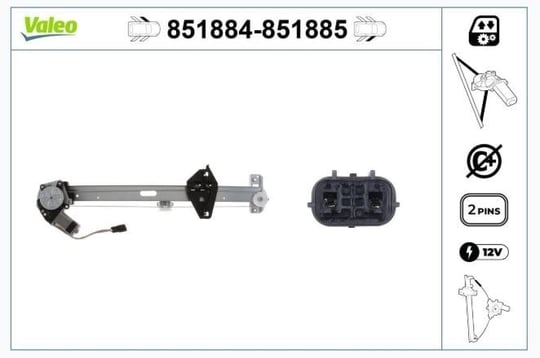 CAM MEKANİZMASI ÖN SOL HONDA CR-V 07>11