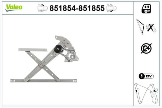 CAM MEKANİZMASI ÖN SOL HONDA CR-V 12>16