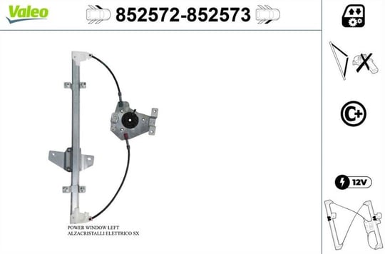 CAM MEKANİZMASI ÖN SOL NISSAN NOTE