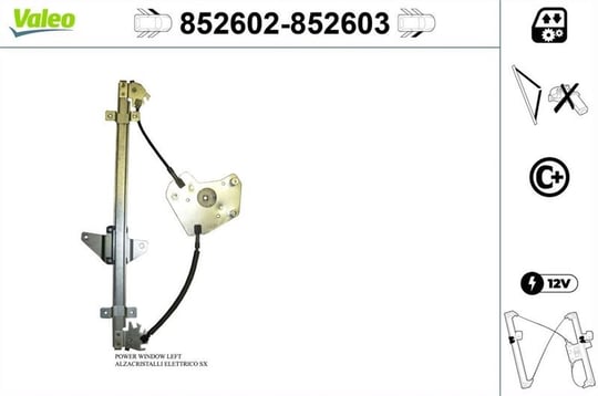 CAM MEKANİZMASI ÖN SOL NISSAN X-TRAİL