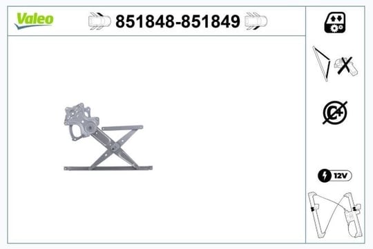 CAM MEKANİZMASI ÖN SOL TOYOTA PRIUS 03>15