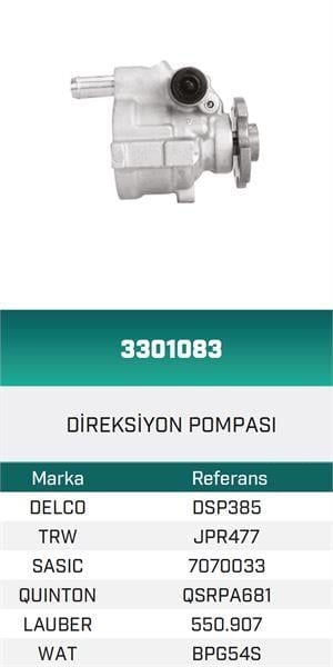 DİREKSİYON POMPASI HİDROLİK 406 3.0 24V HATTAT/HEMA