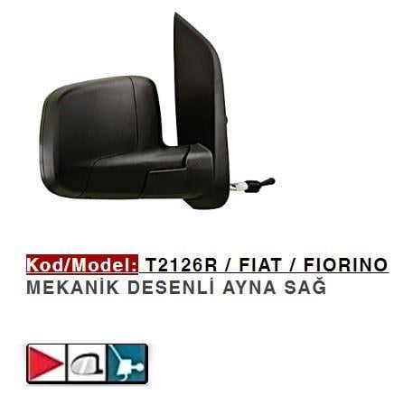 DIŞ AYNA SAĞ MEKANİK  FIORINO 