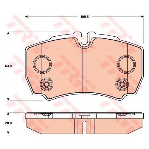DISK BALATA FORD TRANSIT V347 2006-- CIFT TEKER ARKA