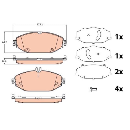 DISK BALATA MERCEDES C-CLASS 2013 ON