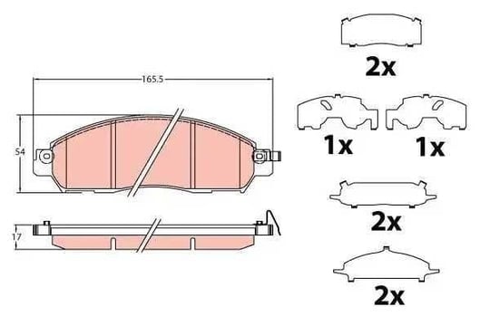 DISK BALATA ON NISSAN NAVARA Y.M